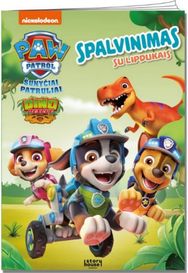Šunyčiai patruliai. Spalvinimas su lipdukais