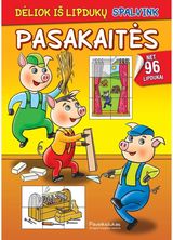 Pasakaitės. Dėliok iš lipdukų