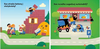 Atspėk...Kas vežioja žmones ir daiktus?