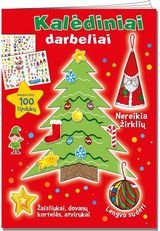 Kalėdiniai Darbeliai užduotėlės su lipdukais