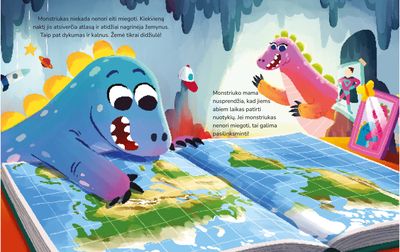 Monstriukas keliauja po pasaulį