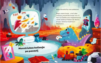 Monstriukas keliauja po pasaulį