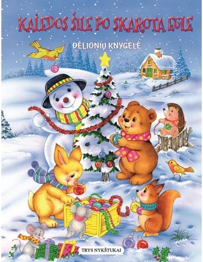 Kalėdos šile po skarota egle. Dėlionių knygelė