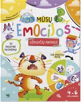 Mūsų emocijos. Užduočių knygelė 4-6 metų vaikams