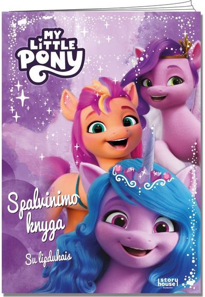 My Little Pony. Spalvinimo knyga su lipdukais