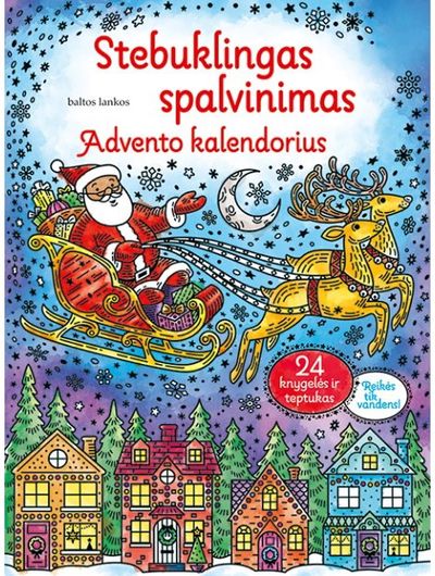 Kalėdinės spalvinimo knygelės