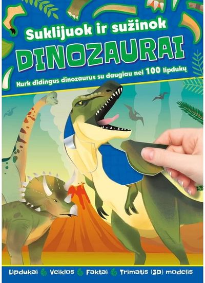 Suklijuok ir sužinok. Dinozaurai