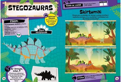 Suklijuok ir sužinok. Dinozaurai