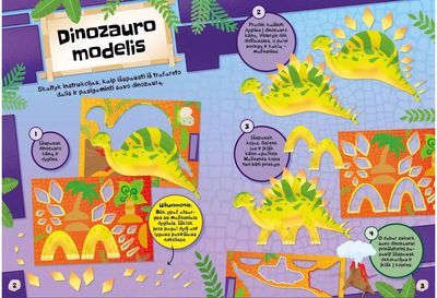 Suklijuok ir sužinok. Dinozaurai
