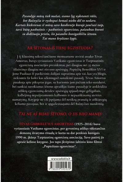 Paskutinis egzorcistas: mano kova prieš šėtoną