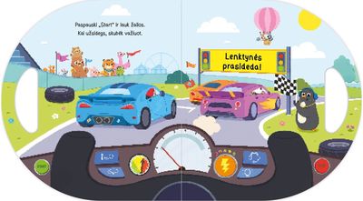 Vairuok lenktyninį automobilį