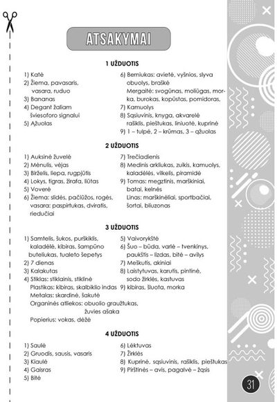 Pasaulio pažinimo užduočių rinkinys būsimam pirmokui