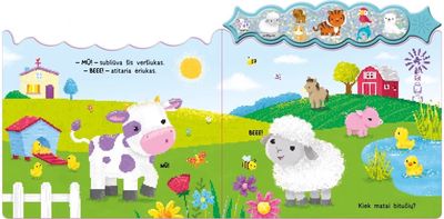 Mano pirmieji gyvūnų jaunikliai (su garsais)