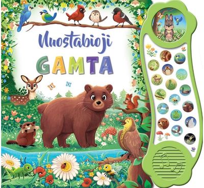 Nuostabioji gamta. Žaislinė knygelė su garsais