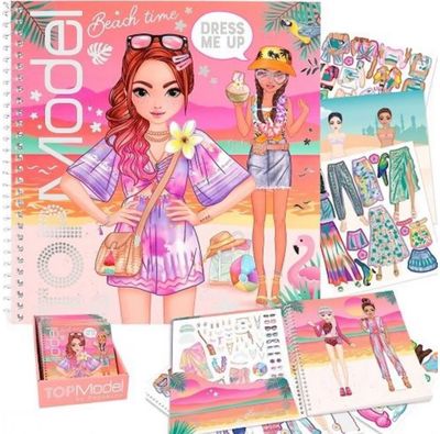 Top Model lipdukų knyga "Aprenk mane" Holiday 2023