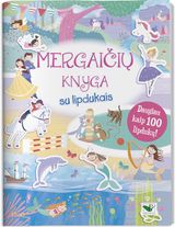 Mergaičių knyga su lipdukais. Daugiau kaip 100 lipdukų!