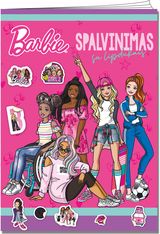 Barbė: spalvinimo knyga