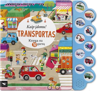 Kaip įdomu? Transportas. Knyga su 10 garsų
