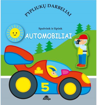 Spalvink ir lipink. Automobiliai