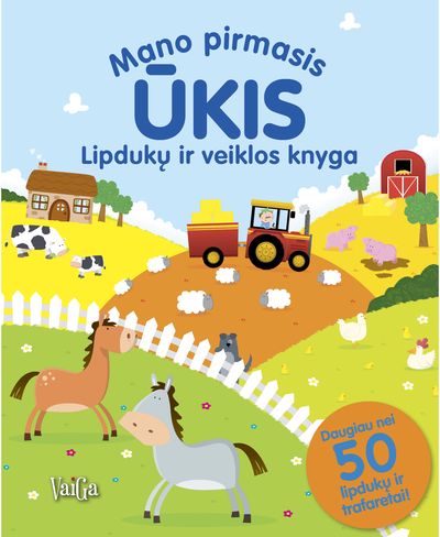 Mano pirmasis ūkis: lipdukų ir veiklos knyga
