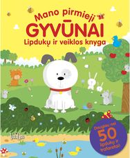 Mano pirmieji gyvūnai: lipdukų ir veiklos knyga