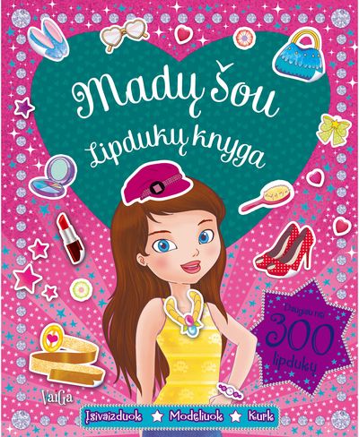 Madų šou. Lipdukų knyga