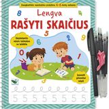 Lengva rašyti skaičius: 4–6 metų vaikams