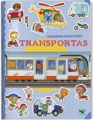 Daugkartinių lipdukų knygelė. Transportas