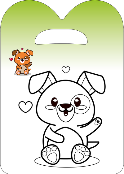 Spalvinimo knygelė „Mylimukai“, 2 knyga