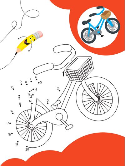 Spalvinimo knygelė „Junk taškus 1-20“