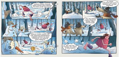 Labai mažas sniego žmogus