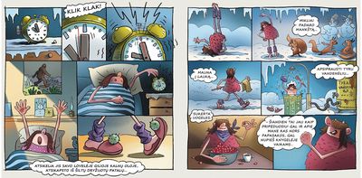 Labai mažas sniego žmogus