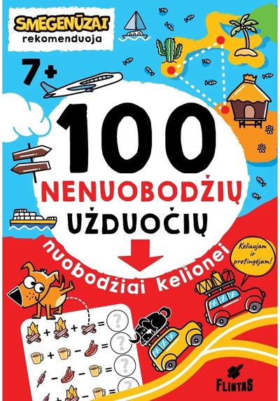 100 nenuobodžių užduočių nuobodžiai kelionei