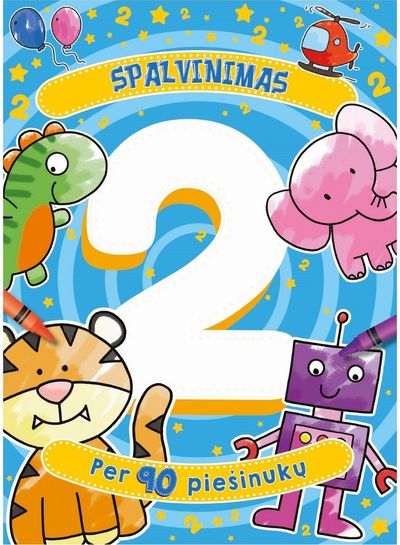 Spalvinimas 2 metų vaikams