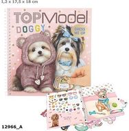 Top Model "Aprenk mane" lipdukų knyga "Doggy 2024"
