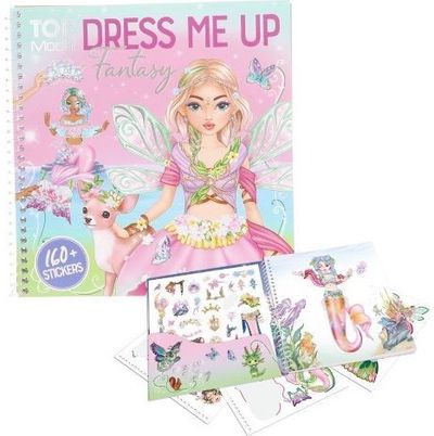 Top Model "Aprenk mane" lipdukų knyga "Fantasy 2024"