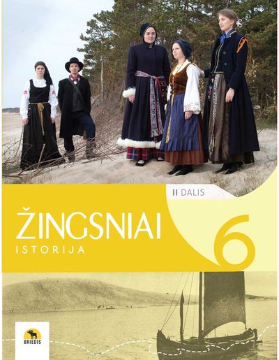 Žingsniai. Istorijos vadovėlis 6 kl., II d.