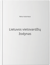 Lietuvos vietovardžių žodynas