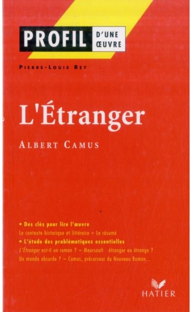 Profil dune oeuvre L'etranger