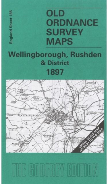 Wellingborough, One Inch Map 186