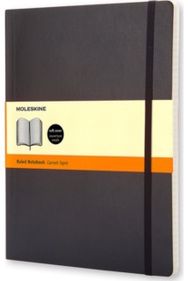 Moleskine Soft Extra Large Ruled Notebook Black