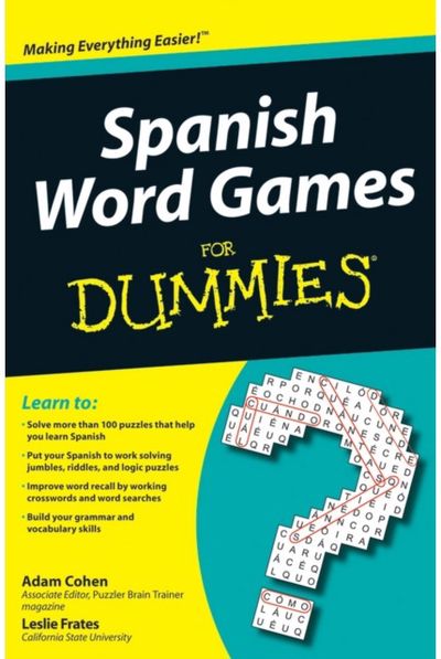 Spanish Word Games For Dummies