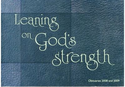 LEANING ON GODS STRENGTH