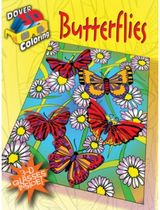 3-D Coloring Book - Butterflies