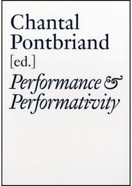 Parachute: The Anthology, Volume II: Performance and Performativity Performance and Performativity