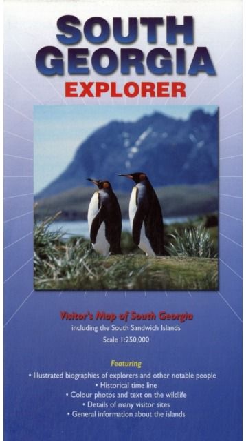 South Georgia Visitors Map of