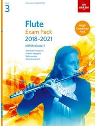 Flute Exam Pack 2018-2021, ABRSM Grade 3: Selected from the 2018-2021 syllabus. Score & Part, Audio Downloads, Scales & Sight-Reading 2018-2021 syllabus. Score & Part, Audio Downloads, Scales & Sight-Reading