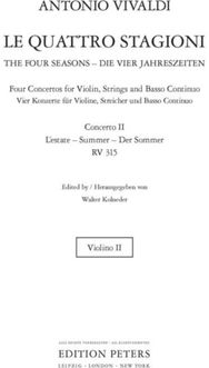 Four Seasons, Concerti Op. 8; No. 2 in G minor RV315 Summer (Violin 2 Part)