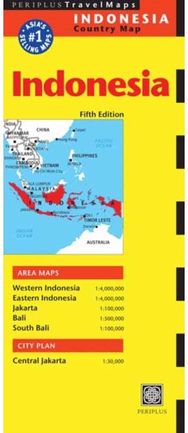 Indonesia Travel Map Fifth Edition