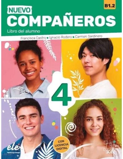 Nuevo Companeros 4 - Libro del alumno + licencia digital. B1.2